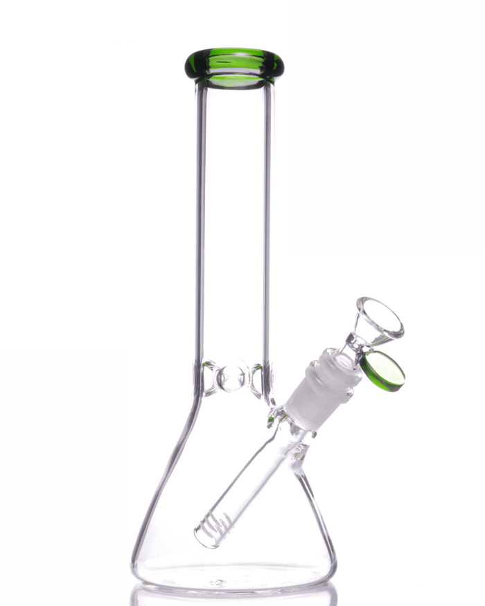 10" Color Accented Beaker Bong WorldofBongs