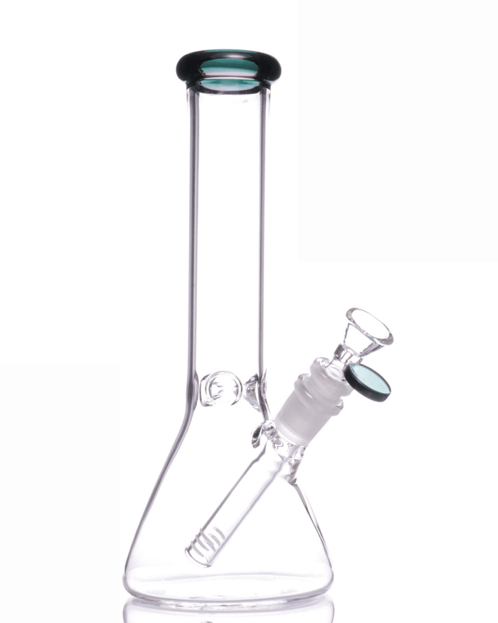 10" Color Accented Beaker Bong WorldofBongs