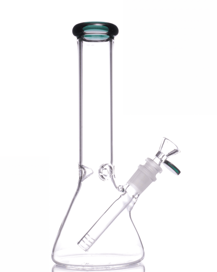 10" Color Accented Beaker Bong WorldofBongs