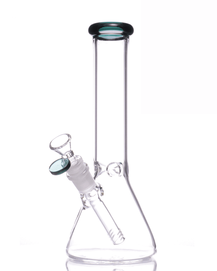 10" Color Accented Beaker Bong WorldofBongs