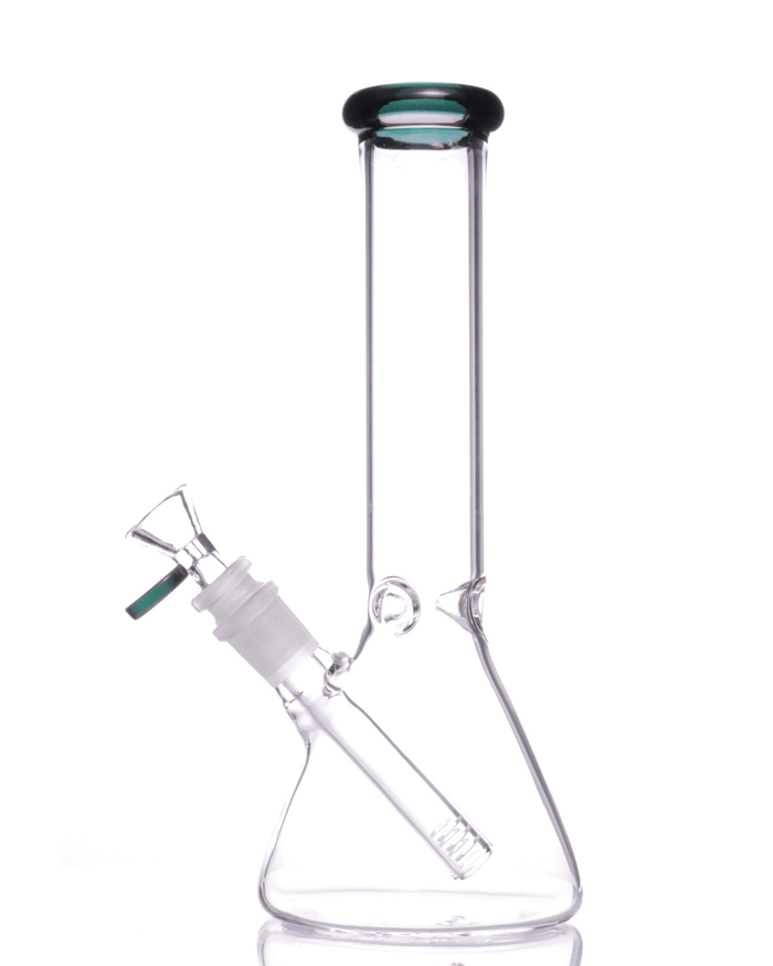 10" Color Accented Beaker Bong WorldofBongs