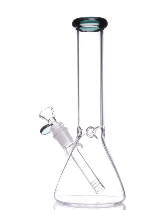 10" Color Accented Beaker Bong WorldofBongs