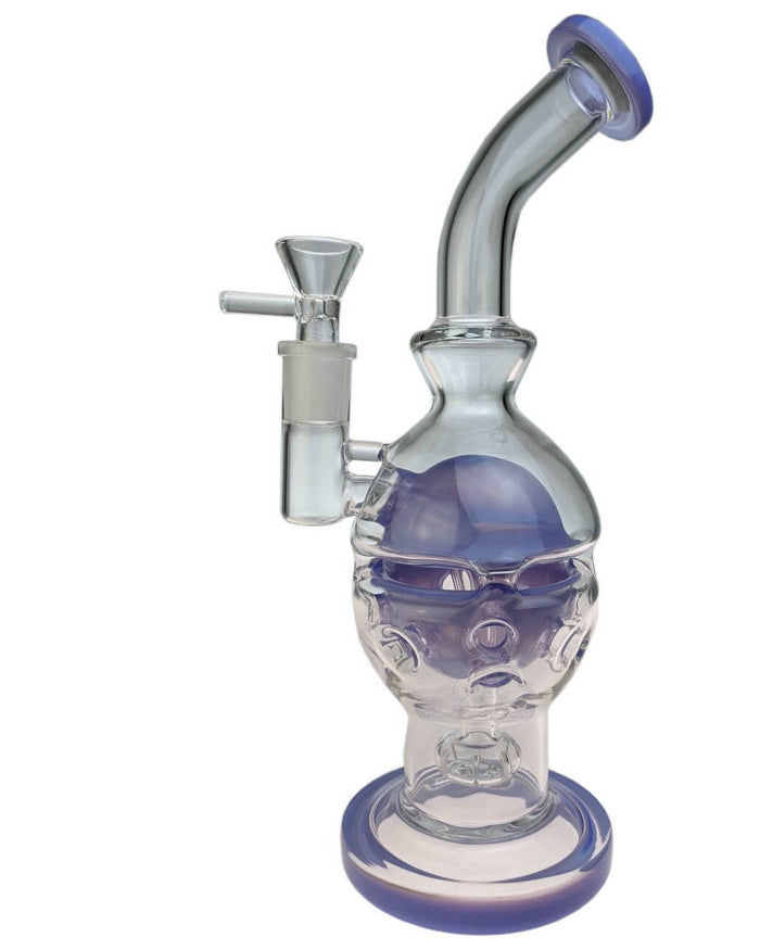 Egg Dab Rig & Bong with banger and bowl - Purple