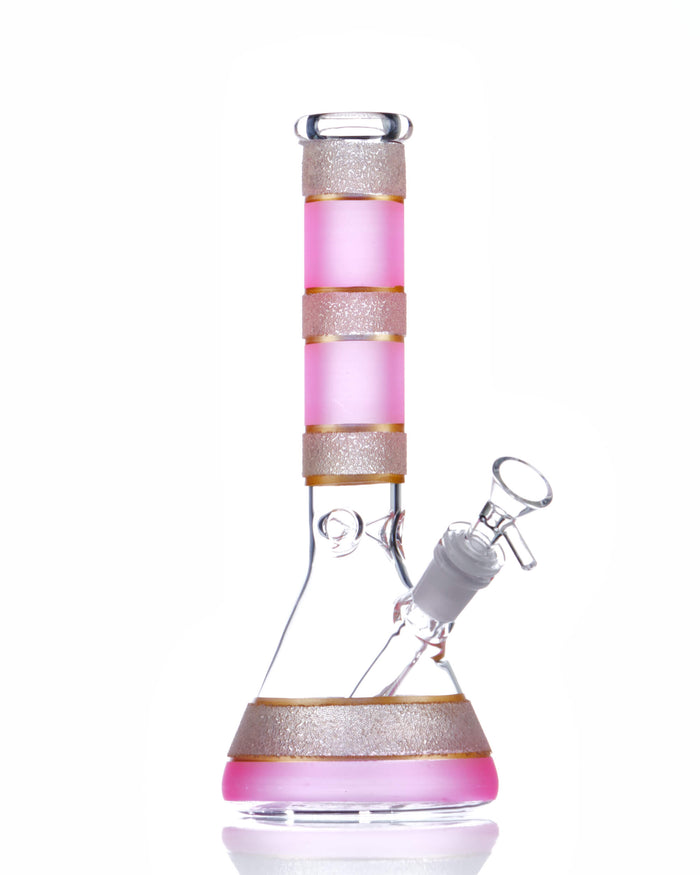 10'' Pink Ring Beaker Bong worldofbongs