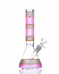 10'' Pink Ring Beaker Bong worldofbongs