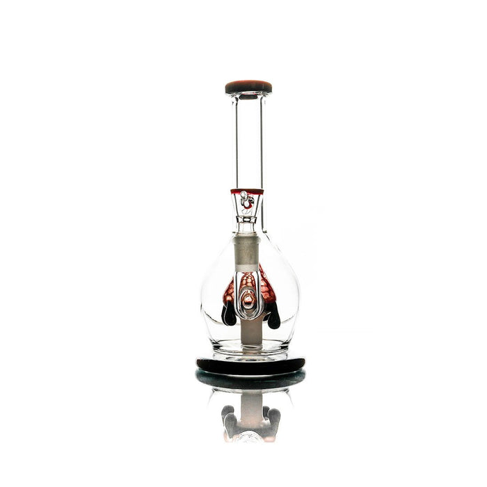 10” Strawberry Drip Perc Bong HEMPER