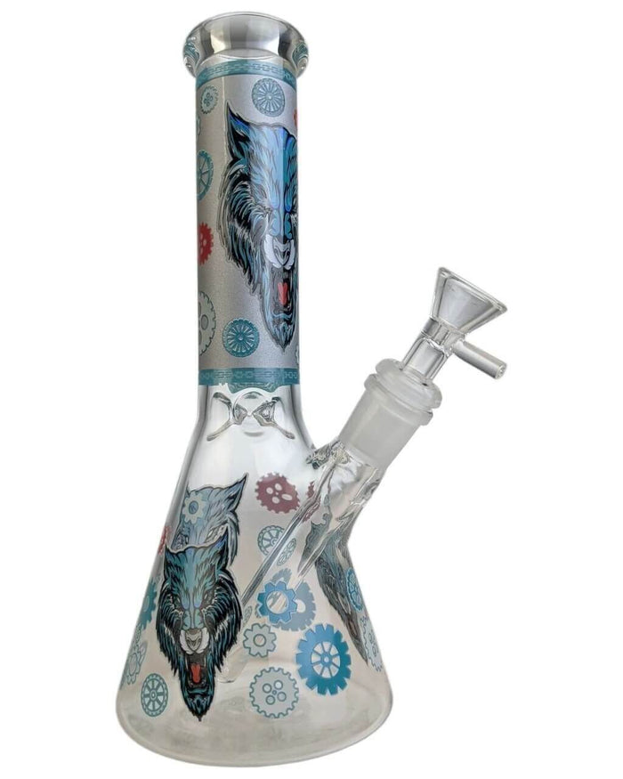 10'' Wolfman Beaker Bong - Glow in the Dark worldofbongs