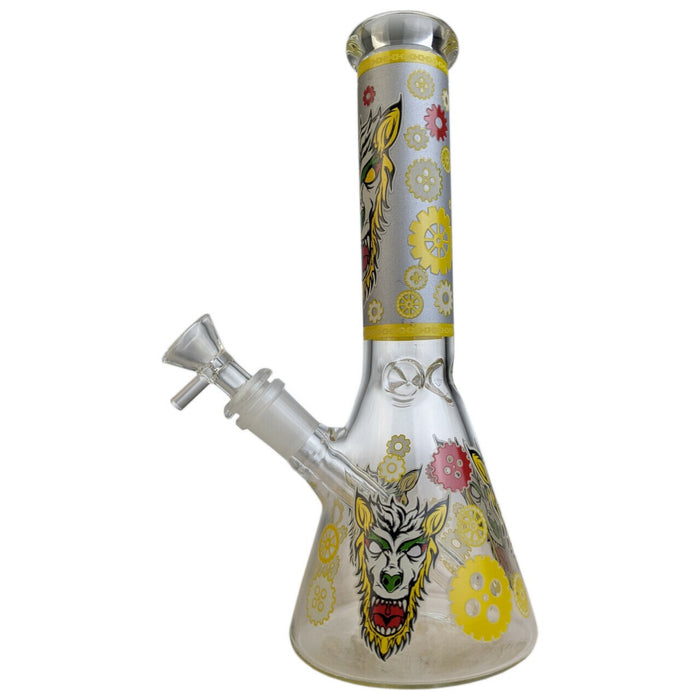 10'' Wolfman Beaker Bong - Glow in the Dark worldofbongs