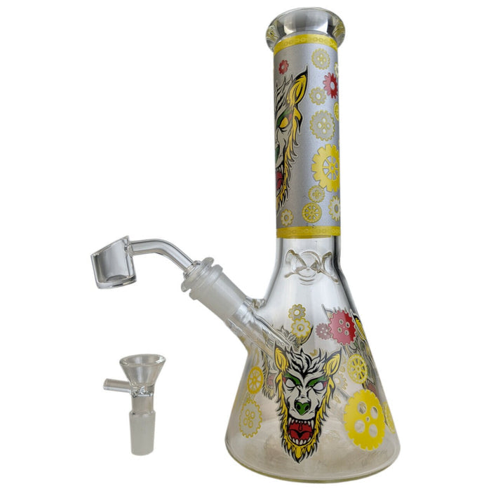 10'' Wolfman Beaker Bong - Glow in the Dark worldofbongs