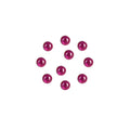 10pc Ruby Terp Pearls - 3mm