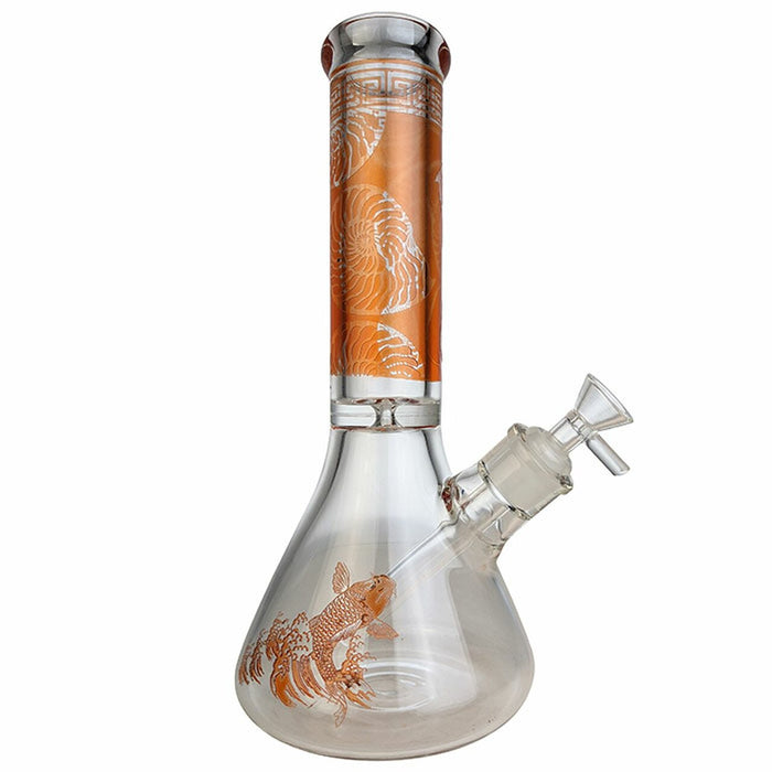 11'' Koi Beaker Bong w/ Bowl & Banger worldofbongs