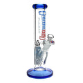 11.75" Grateful Dead Space Your Face Straight Tube Glass Bong