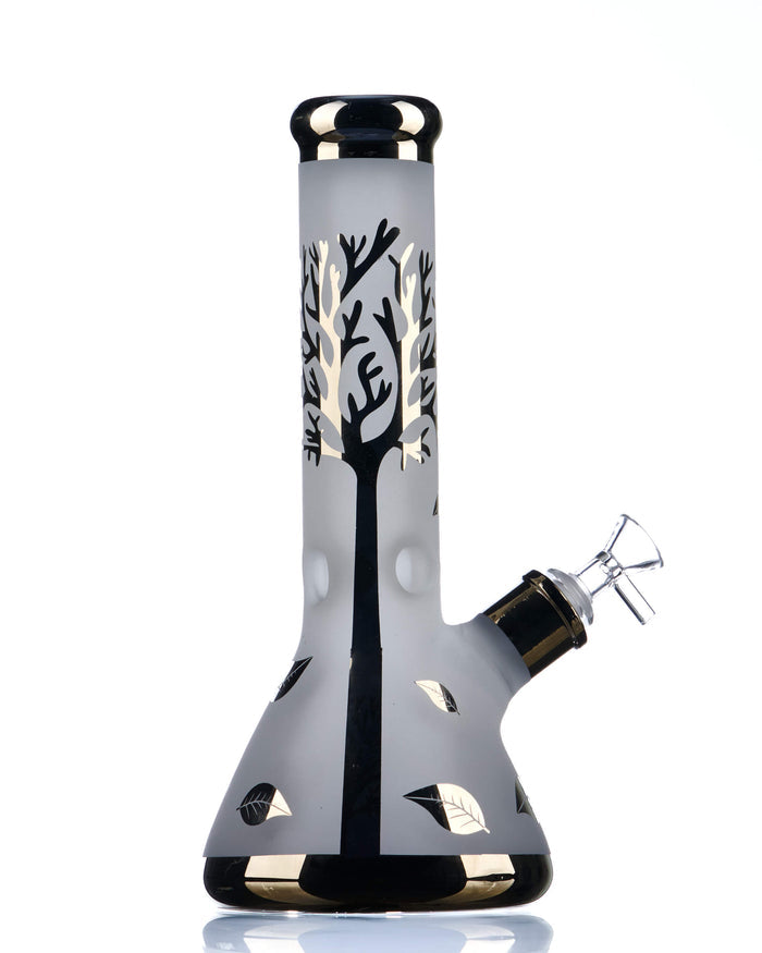 12'' Frosted Tree Bong - Glow in the Dark