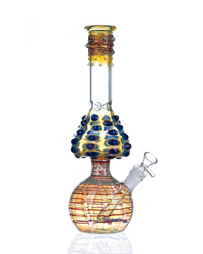 12'' Heady Shroom Work Big Rig Bong worldofbongs