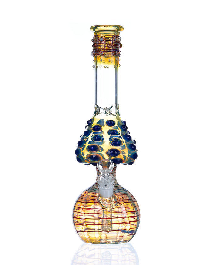 12'' Heady Shroom Work Big Rig Bong worldofbongs
