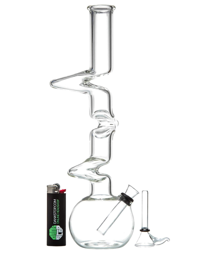 DankStop - 12" Zig-Zag Beaker Bong
