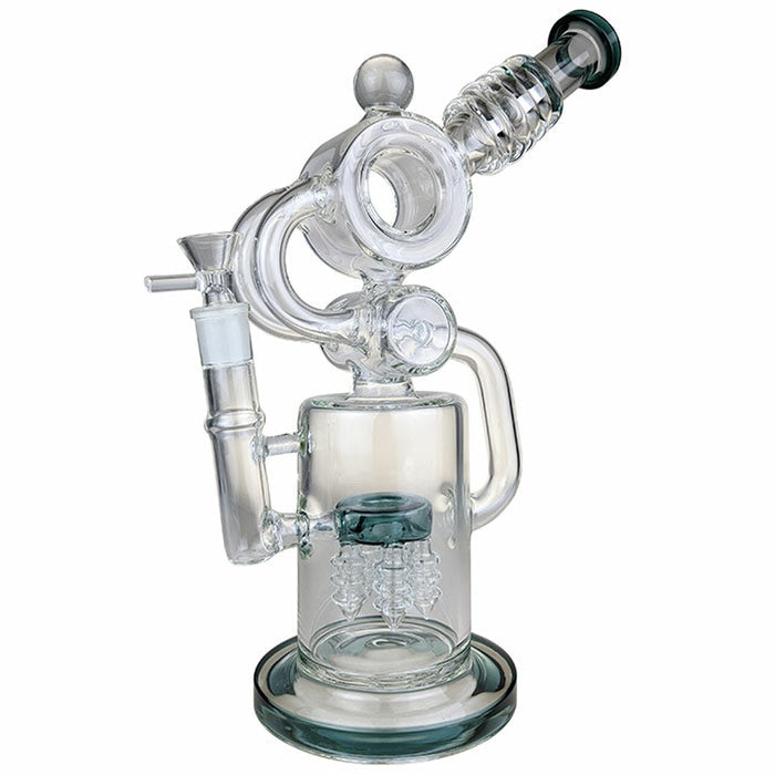 13” Space Rocket Recycler Multi Perc Water Pipe WorldofBongs