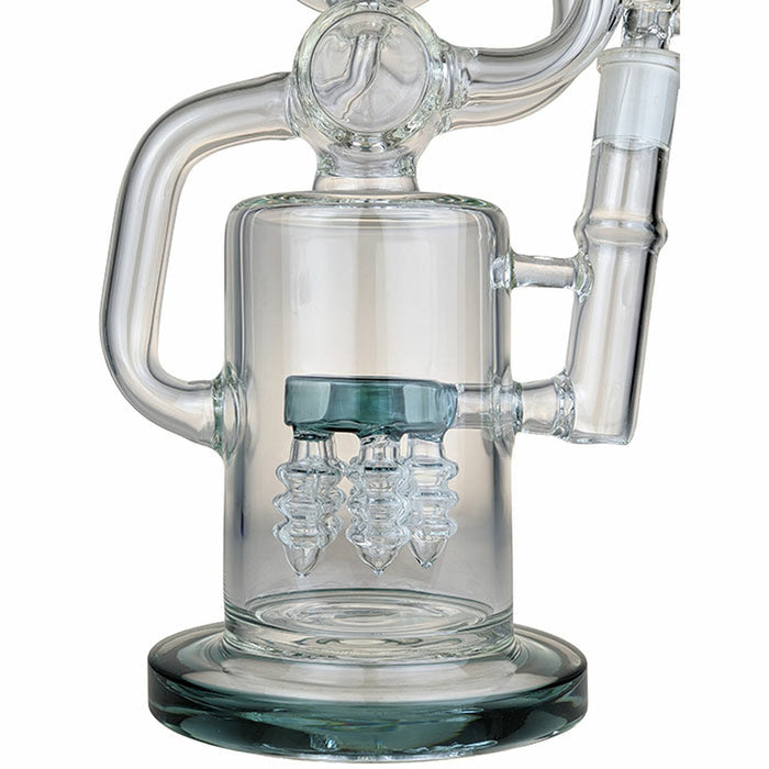 13” Space Rocket Recycler Multi Perc Water Pipe WorldofBongs
