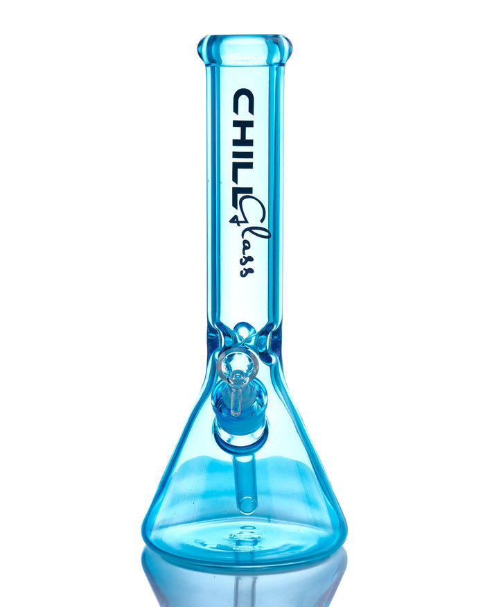 14'' Blue Beaker Bong - Chill Glass Chill Glass