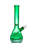 14'' Green Beaker Bong - Chill Glass Chill Glass