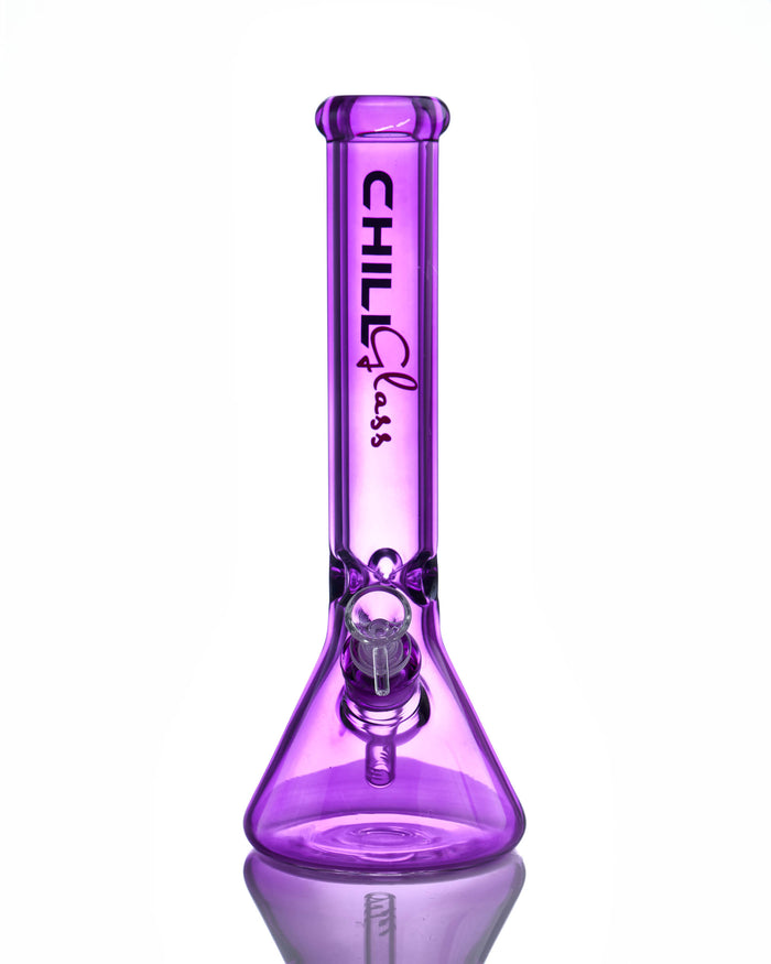 14'' Purple Beaker Bong - Chill Glass Chill Glass