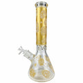 14” Skull Thick Glass Bong- Glow in the dark WorldofBongs