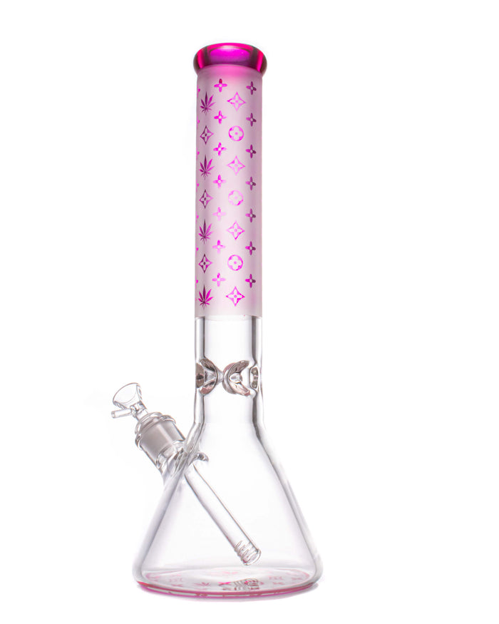 15.5'' Pink Beaker Bong