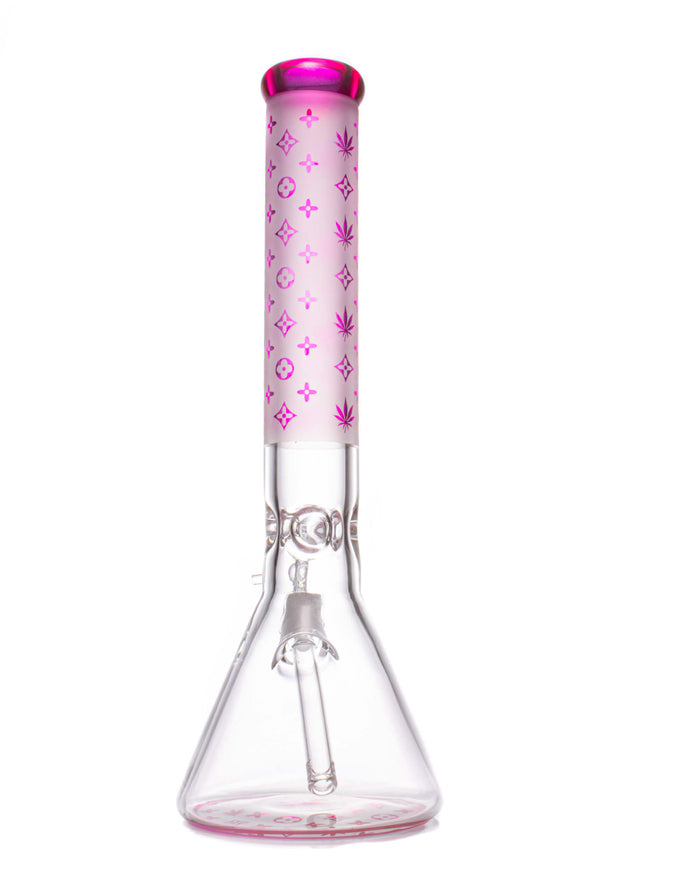 15.5'' Pink Beaker Bong