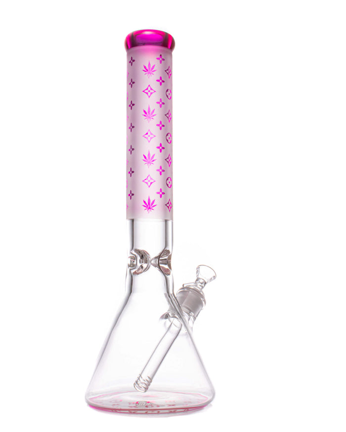 15.5'' Pink Beaker Bong