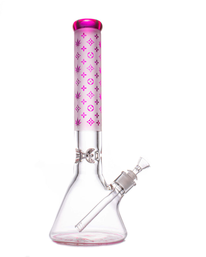 15.5'' Pink Beaker Bong