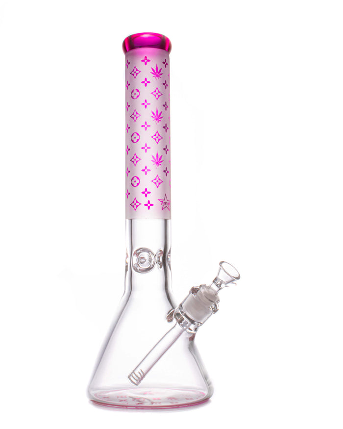 15.5'' Pink Beaker Bong