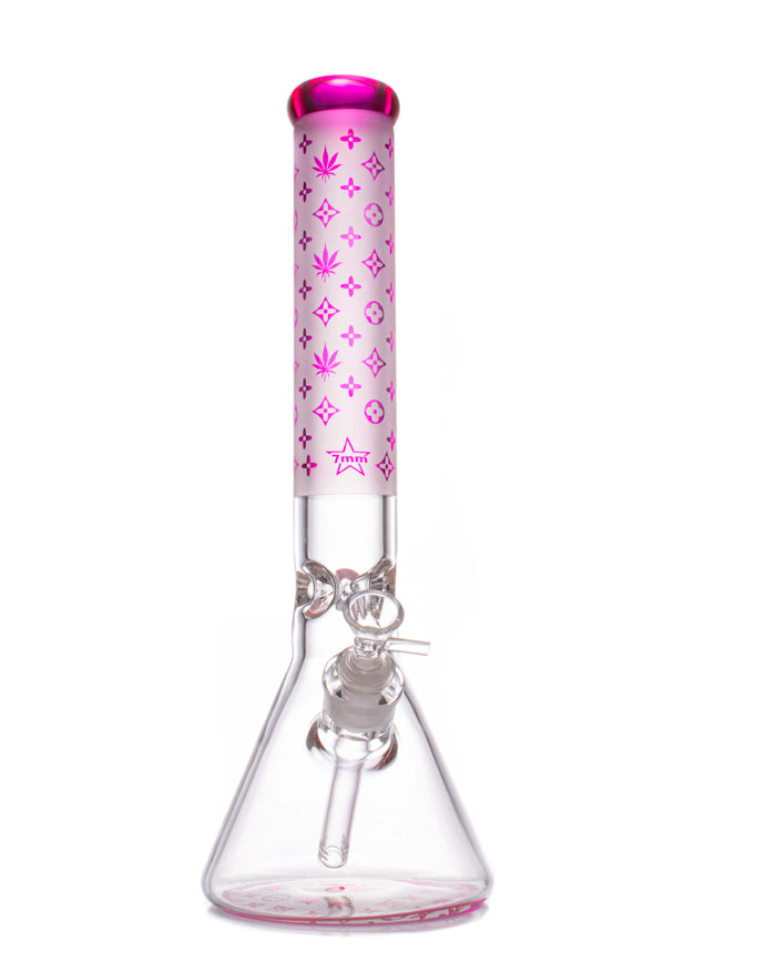 15.5'' Pink Beaker Bong