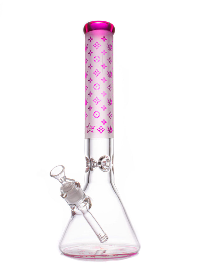 15'' Pink Beaker Bong - World of Bongs
