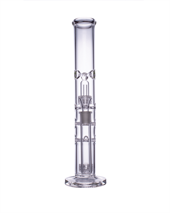16” Tall Clear Honeycomb Bong