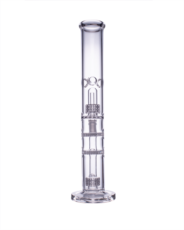 16” Tall Clear Honeycomb Bong