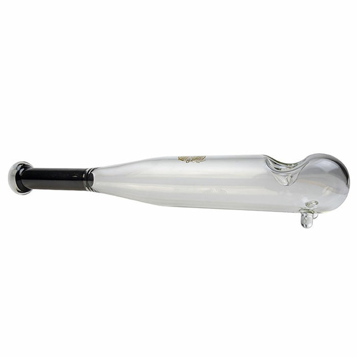 18'' Baseball Bat Spoon Hand Pipe On Point Glass