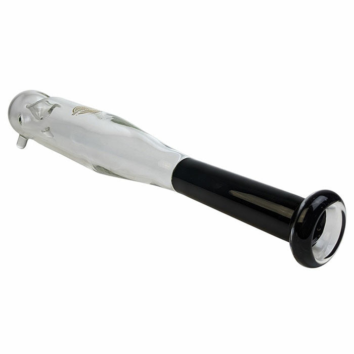18'' Baseball Bat Spoon Hand Pipe On Point Glass