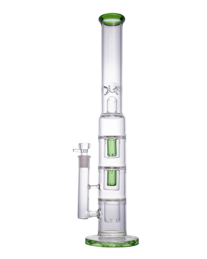 19” Huge Green Triple Perc Bong