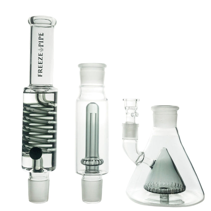 23” Glycerin “Freeze Pipe” Bong Dual Freeze Pipe