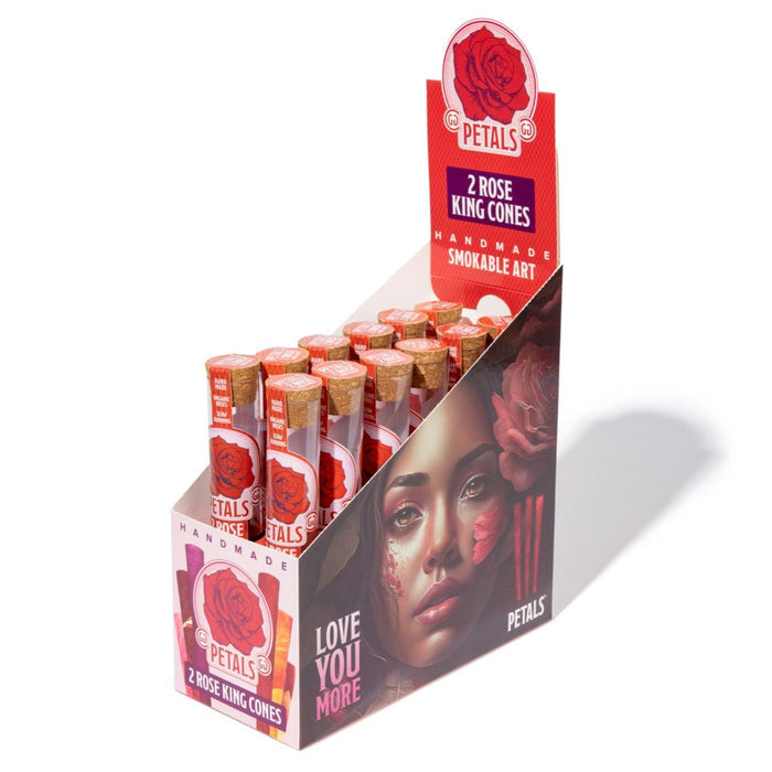 24 ct Pack Rose Petal King Cones