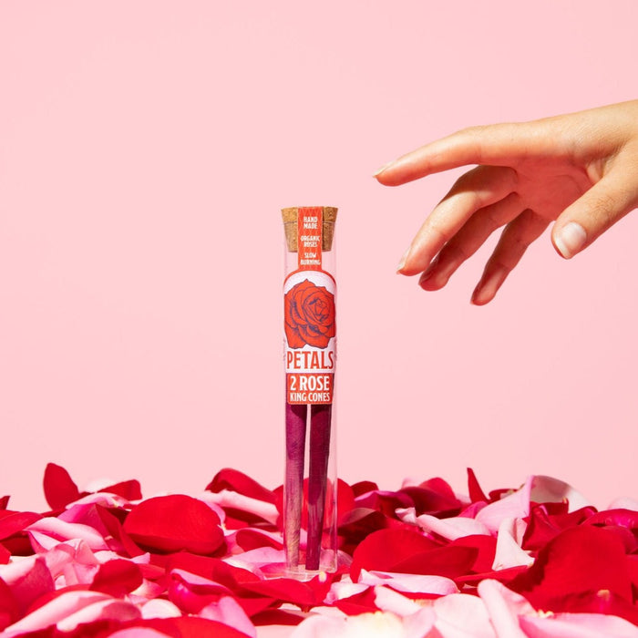 24 ct Pack Rose Petal King Cones