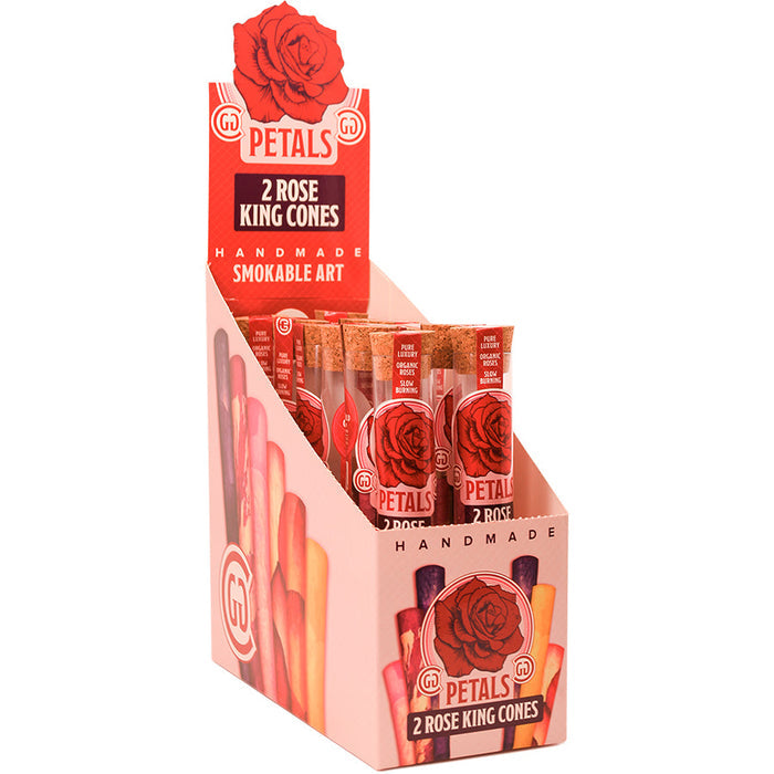 24 ct Pack Rose Petal King Cones