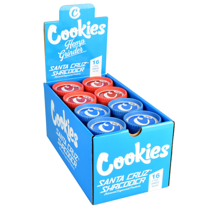 4 Pcs Cookies x SCS Hemp Grinder Cookies