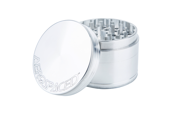 4 Piece Herb Grinder - Aerospaced by Higher Standards | 2.5 IN