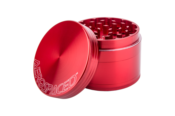 4 Piece Herb Grinder - Aerospaced by Higher Standards | 2.5 IN