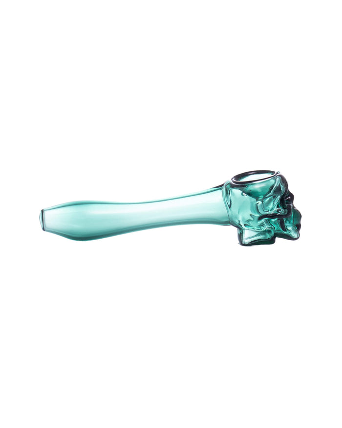 4'' Skull Glass Pipe WorldofBongs