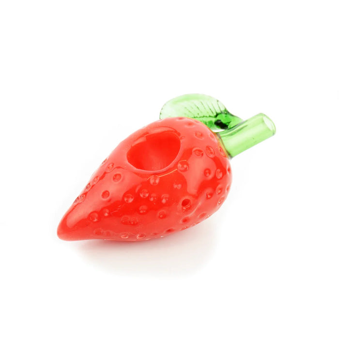 4” Strawberry Hand Pipe WorldofBongs
