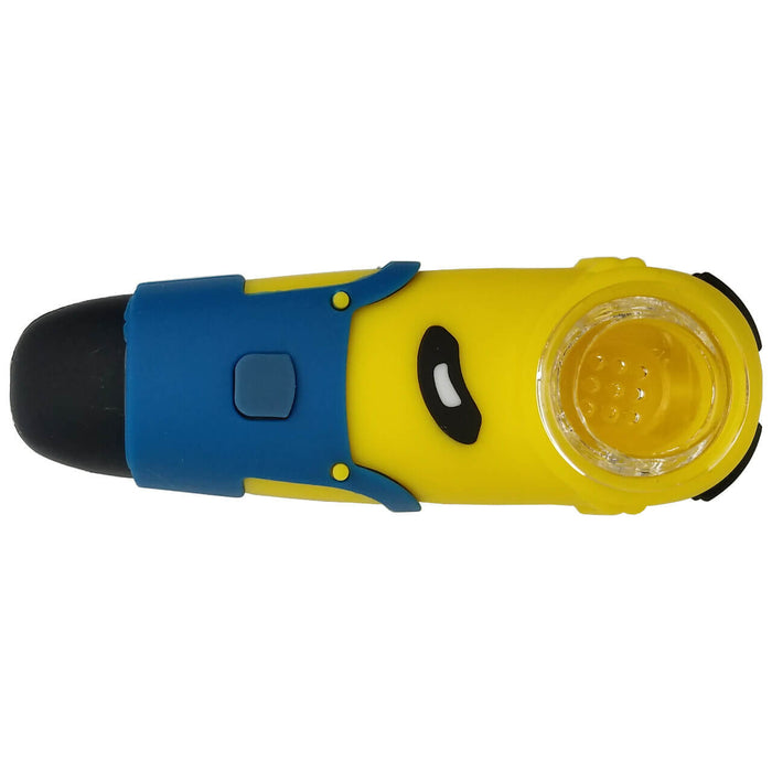 4'' Yellow guy Silicone Pipe WorldofBongs