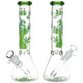 420 Party Beaker Glass Bong - 10"