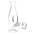 5" Bottle Style Glass Dab Rig with Angle Cut Banger